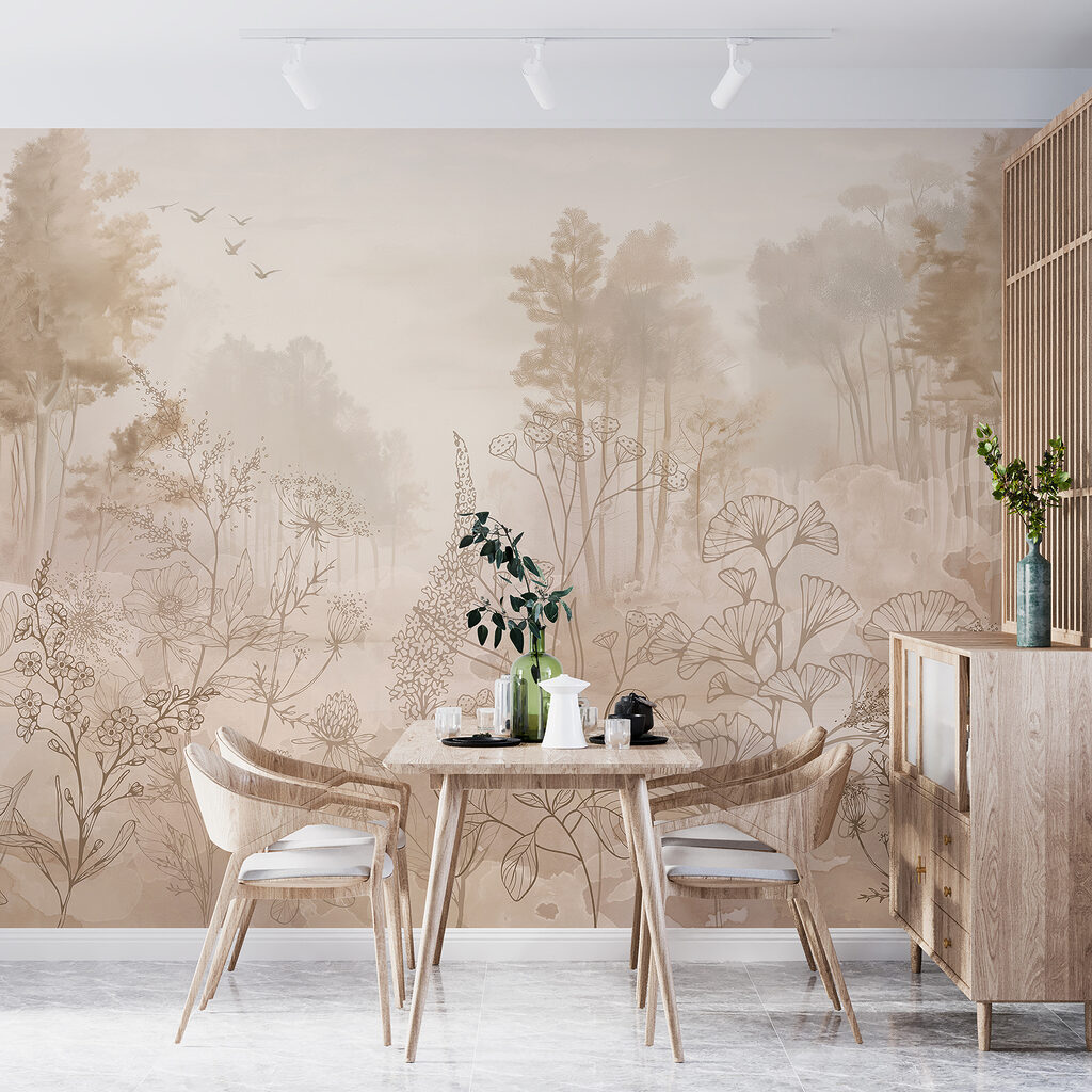 Flores junto ao bosque — interior 4