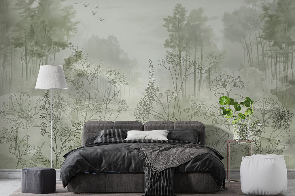 Flores junto ao bosque — interior 1