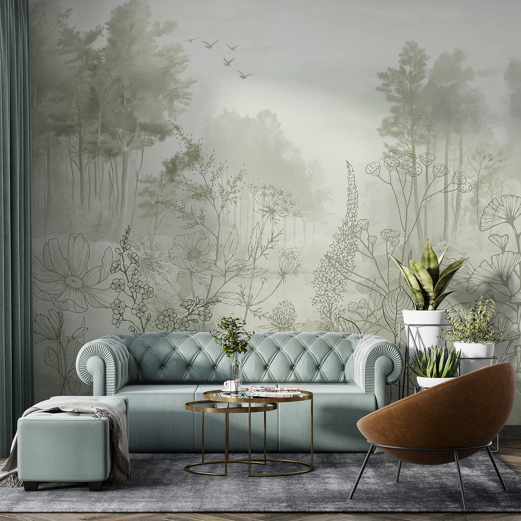 Flores junto ao bosque — interior 3