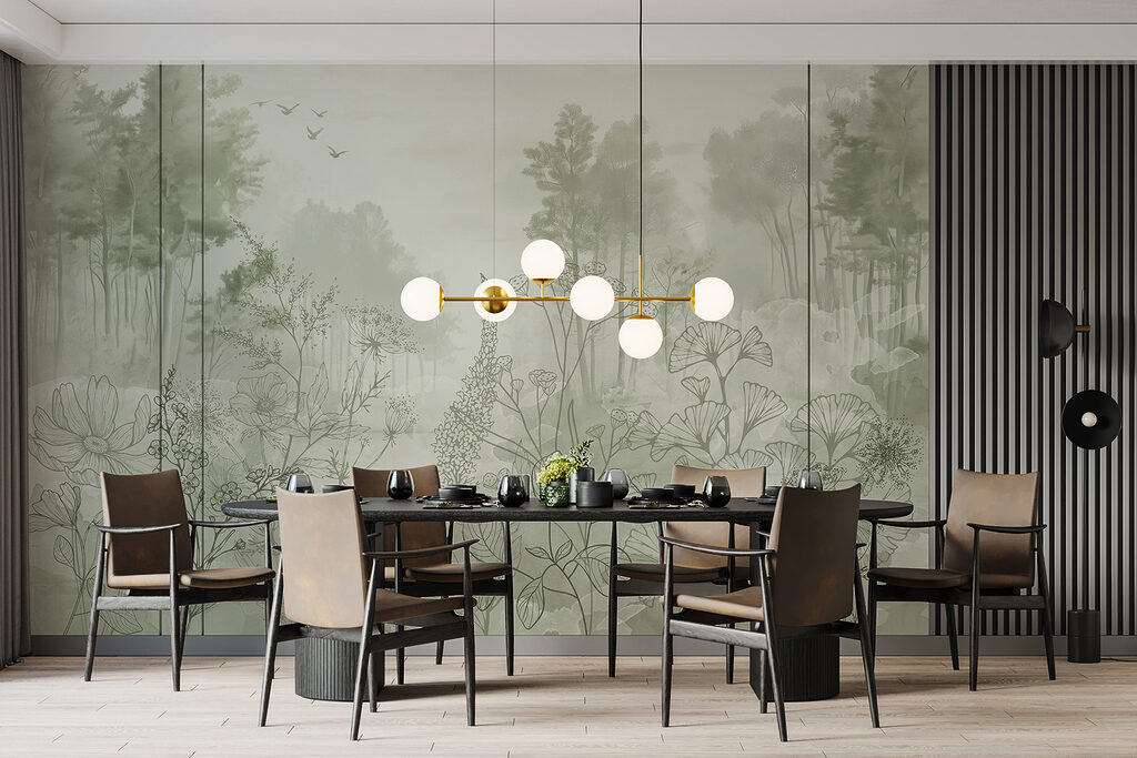 Flores junto ao bosque — interior 4