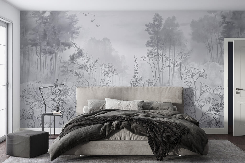 Flores junto ao bosque — interior 1