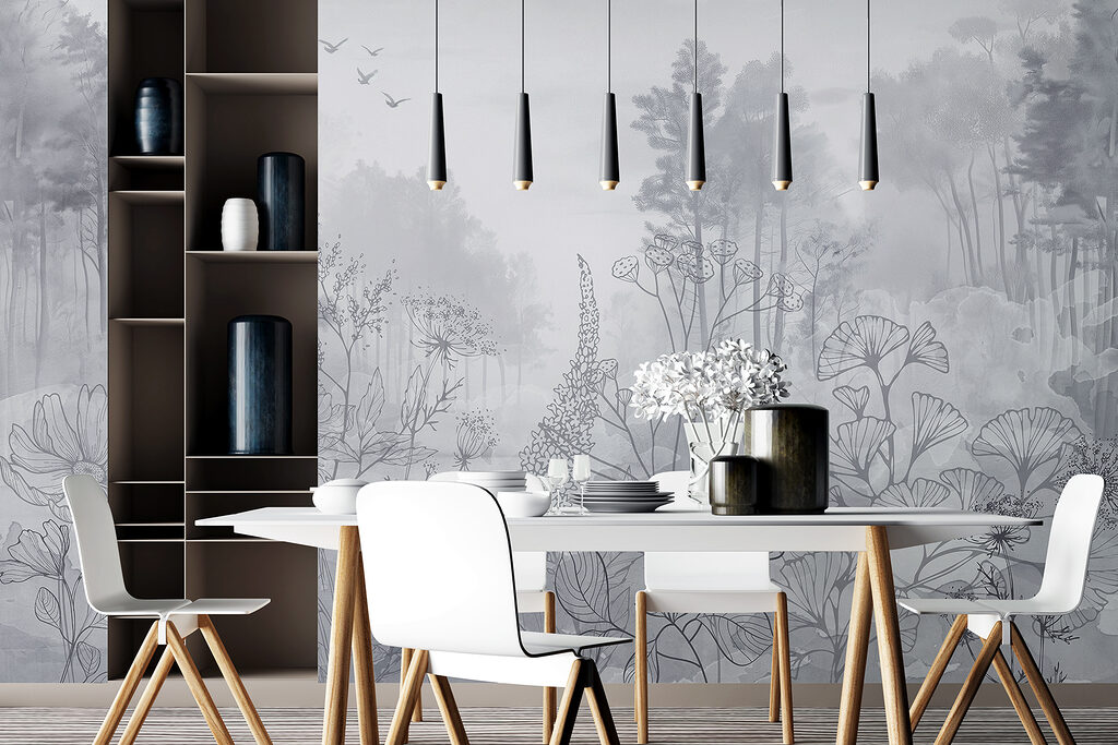 Flores junto ao bosque — interior 3