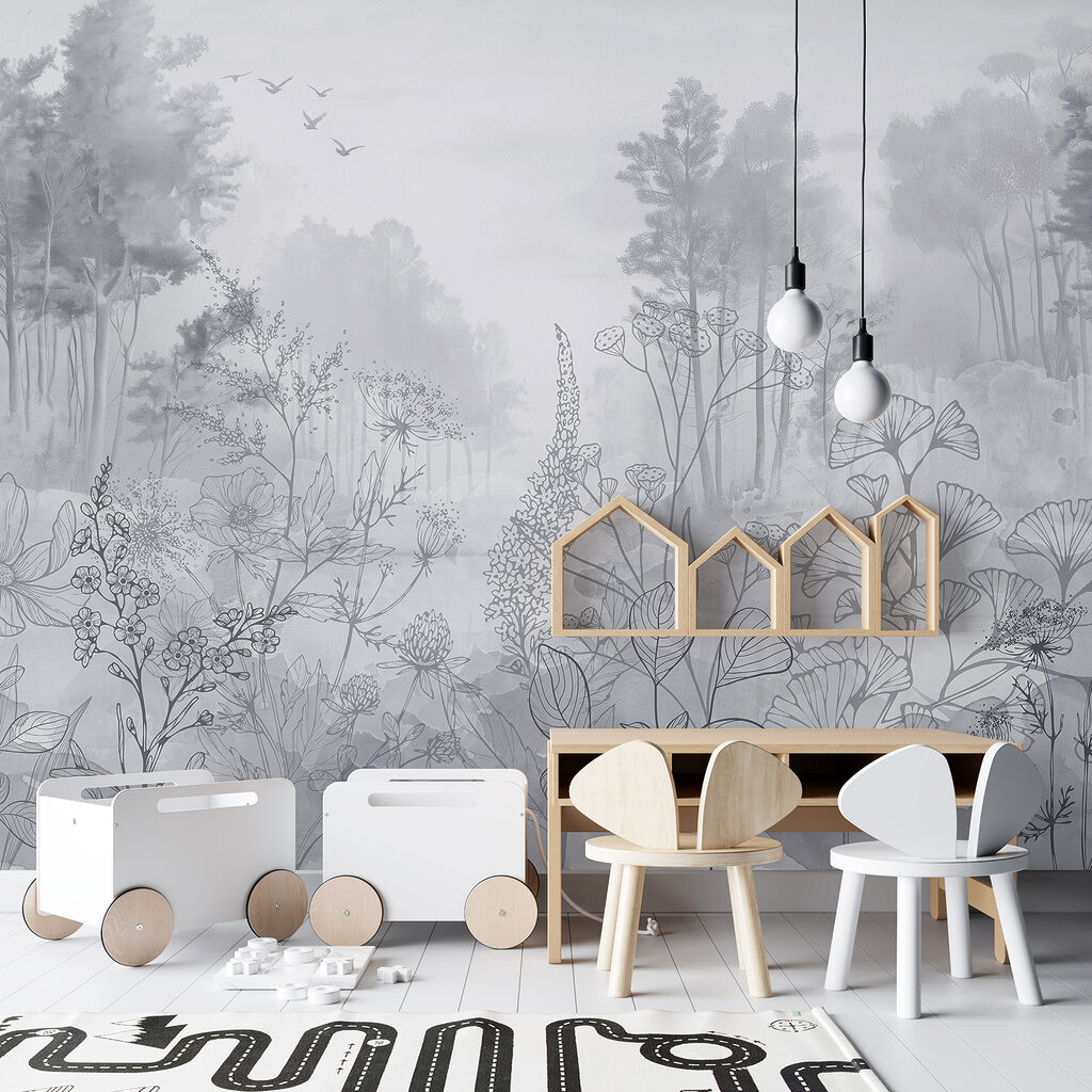 Flores junto ao bosque — interior 4