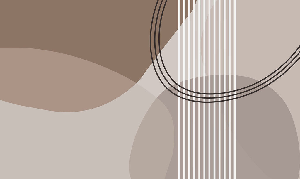 Formas curvas e riscas — design completo