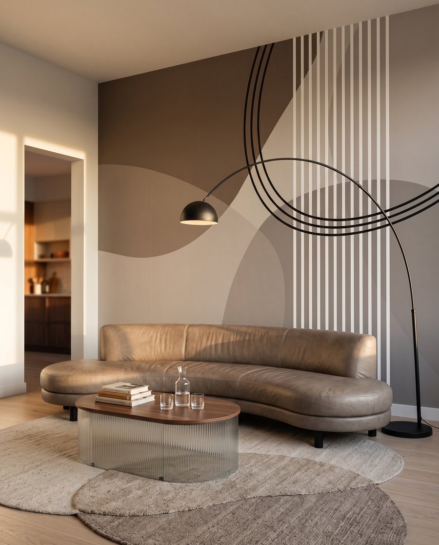 Formas curvas e riscas — interior 2