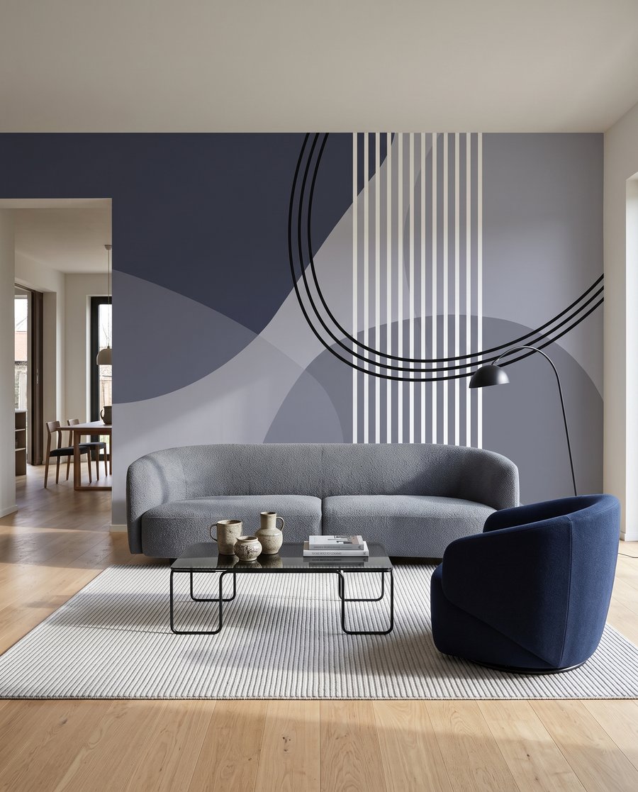 Formas curvas e riscas — interior 2
