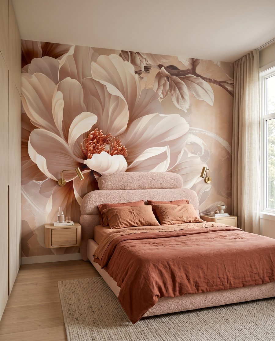 Flor cor de creme — interior 2
