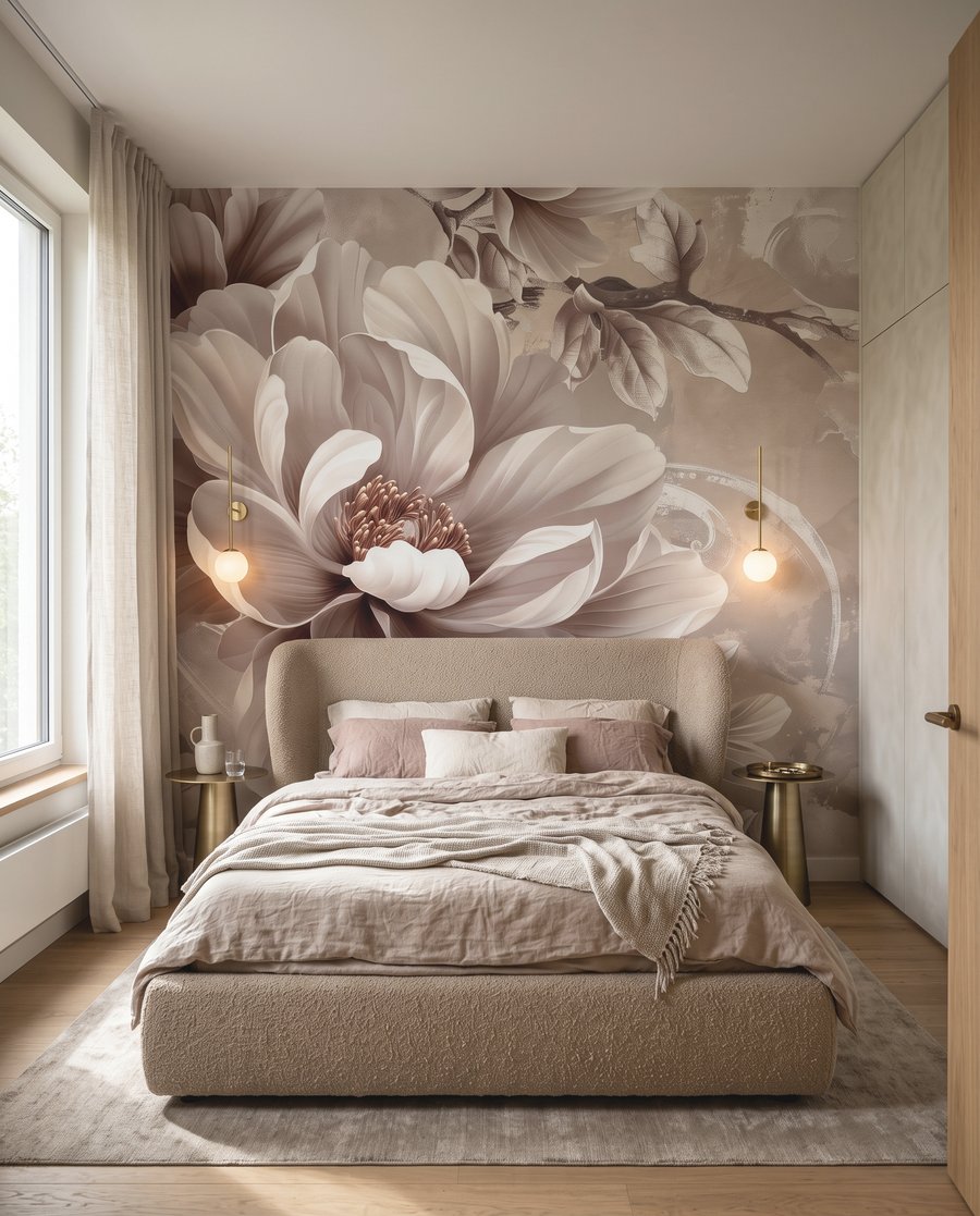 Flor cor de creme — interior 2