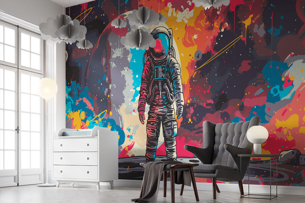 Astronauta entre tintas — interior 3