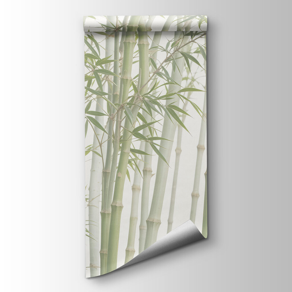 Bambu em linhas verde-claras — vista do produto