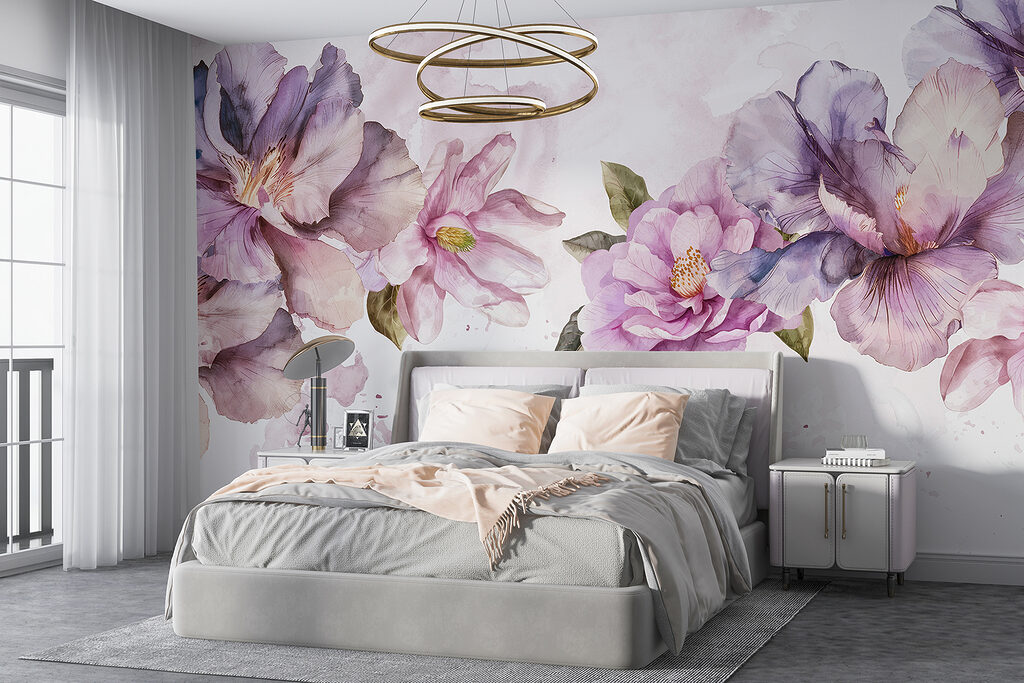 Flores em nuvem colorida — interior 4