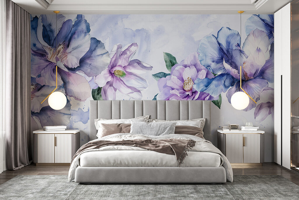Flores em nuvem colorida — interior 2