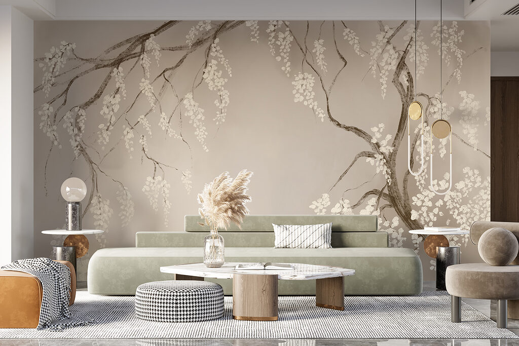 Ramos com flores brancas — interior 4