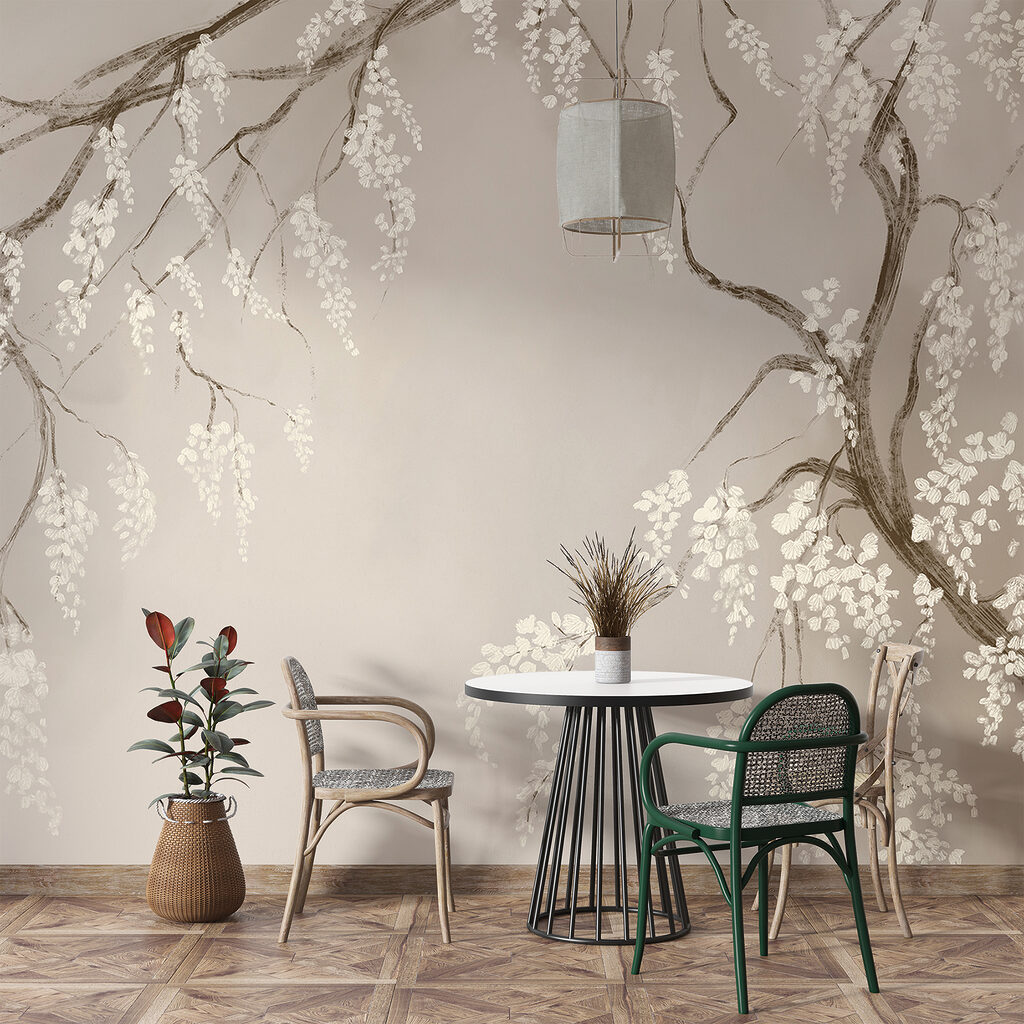 Ramos com flores brancas — interior 5