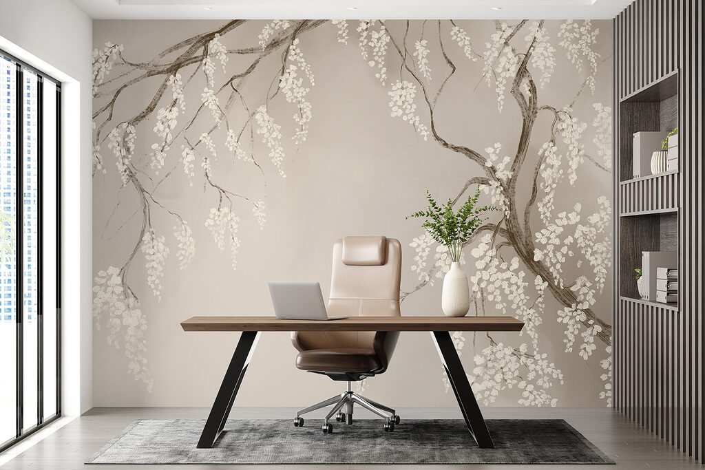 Ramos com flores brancas — interior 6