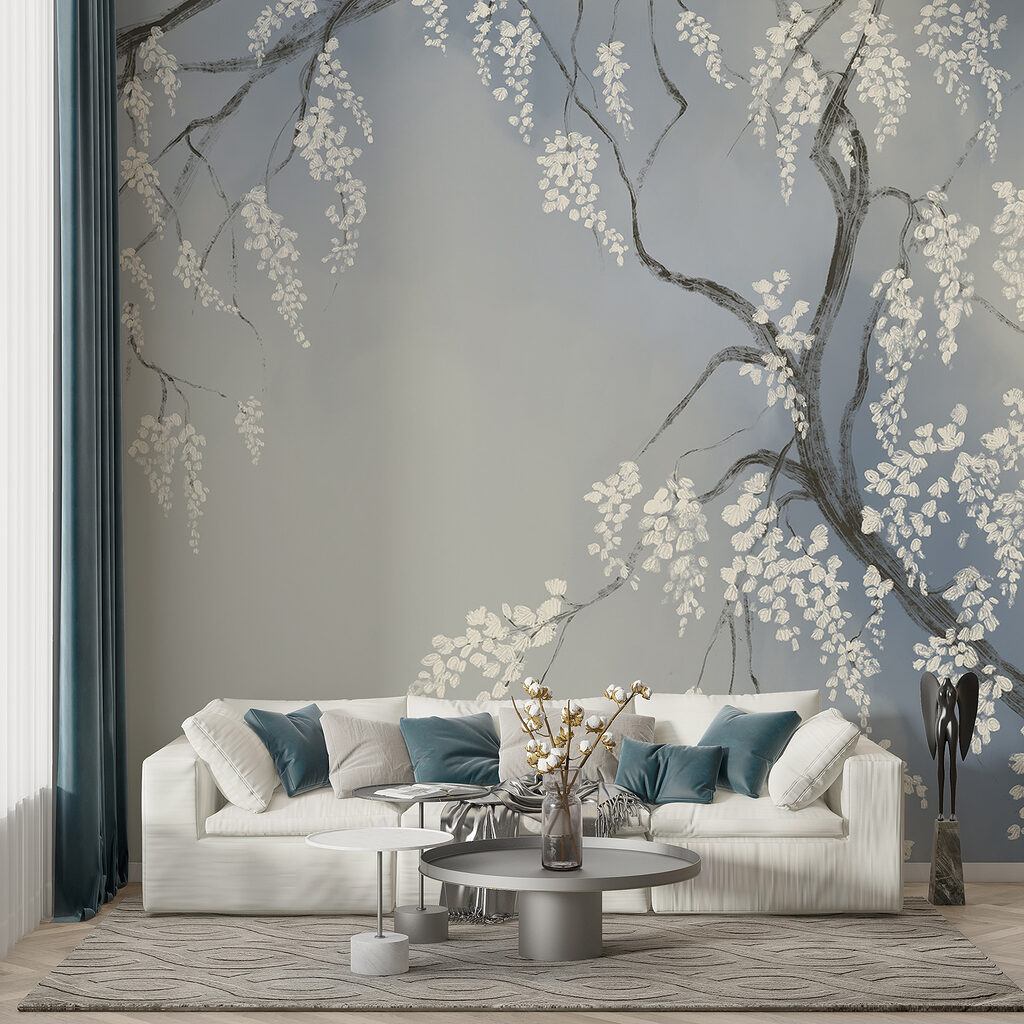 Ramos com flores brancas — interior 4