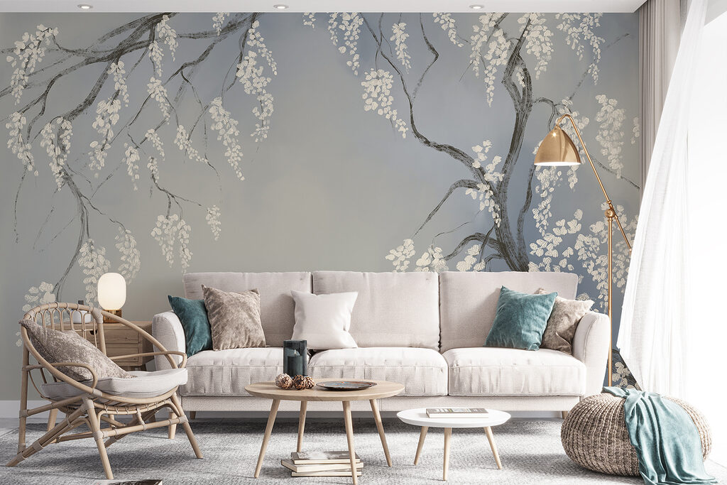 Ramos com flores brancas — interior 5