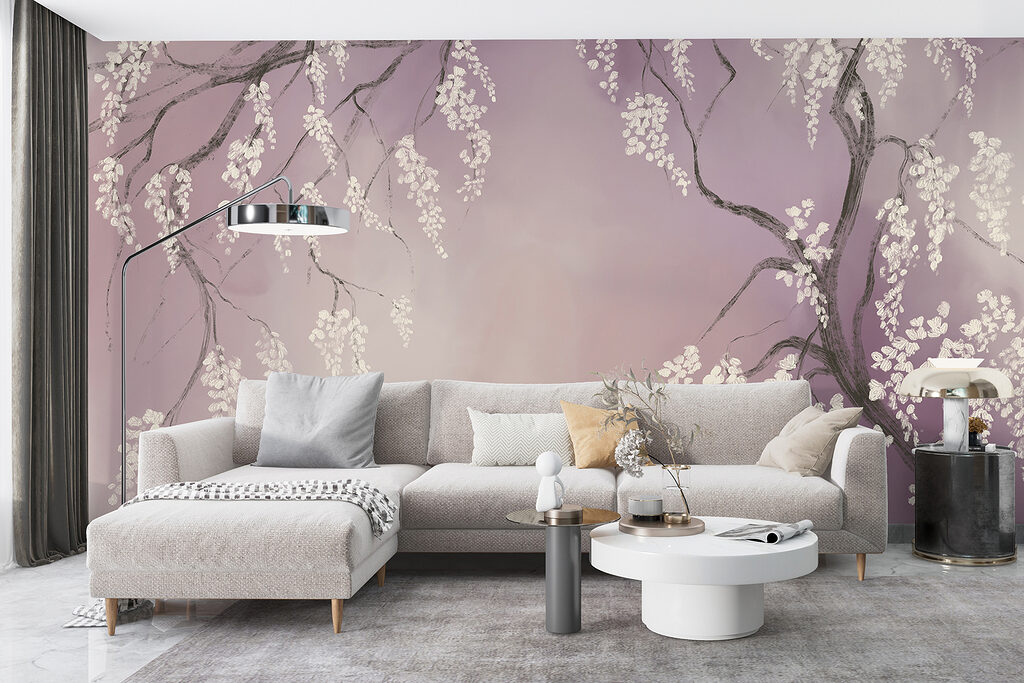 Ramos com flores brancas — interior 1