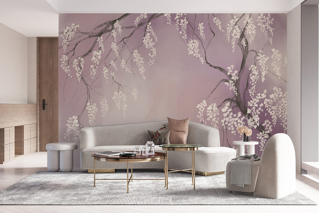 Ramos com flores brancas — interior 2