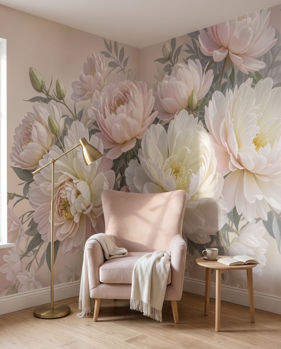 Buquê suave em rosa — interior 3