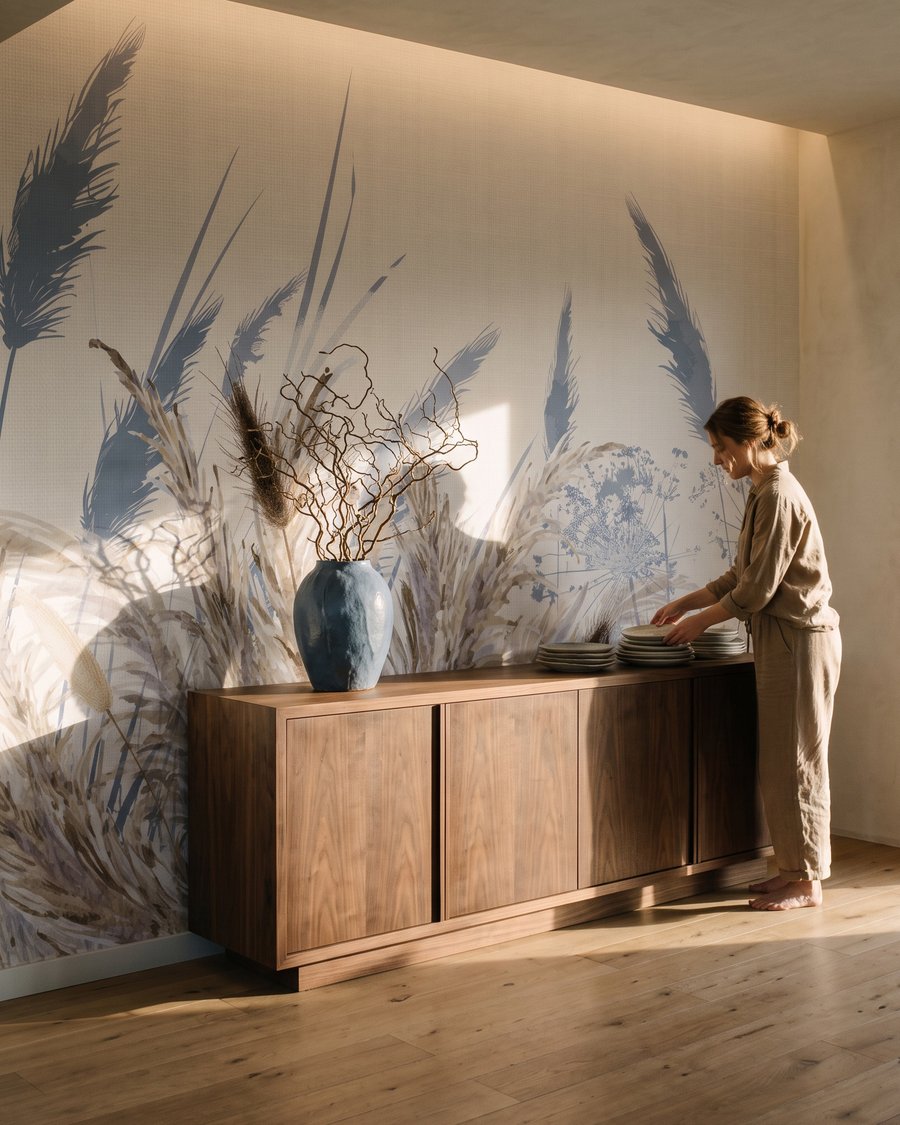 Hastes com sombras azuis — interior 4
