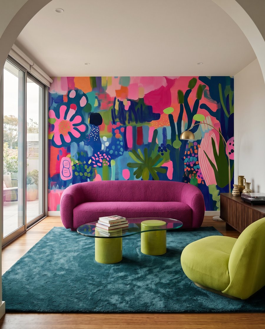 Flores em cores vivas — interior 2