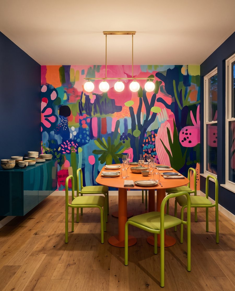 Flores em cores vivas — interior 3