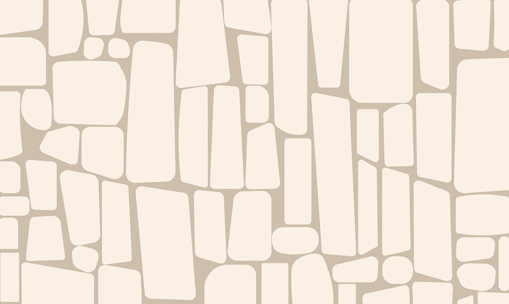 Pedras em mosaico — design completo