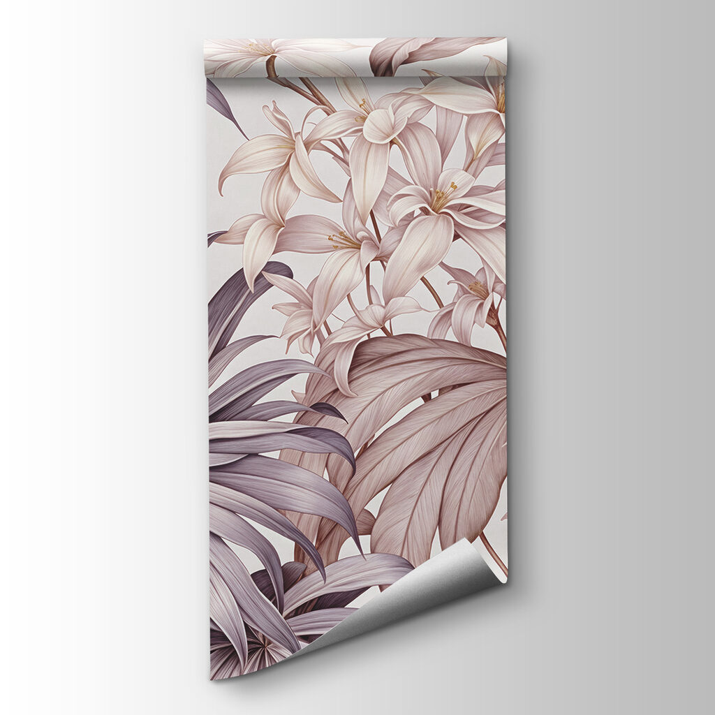 Flores entre folhas — vista do produto