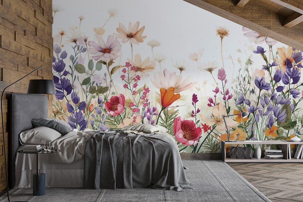 Flores silvestres em fila — interior 2
