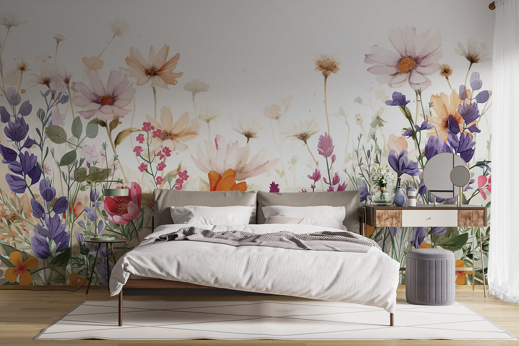 Flores silvestres em fila — interior 4
