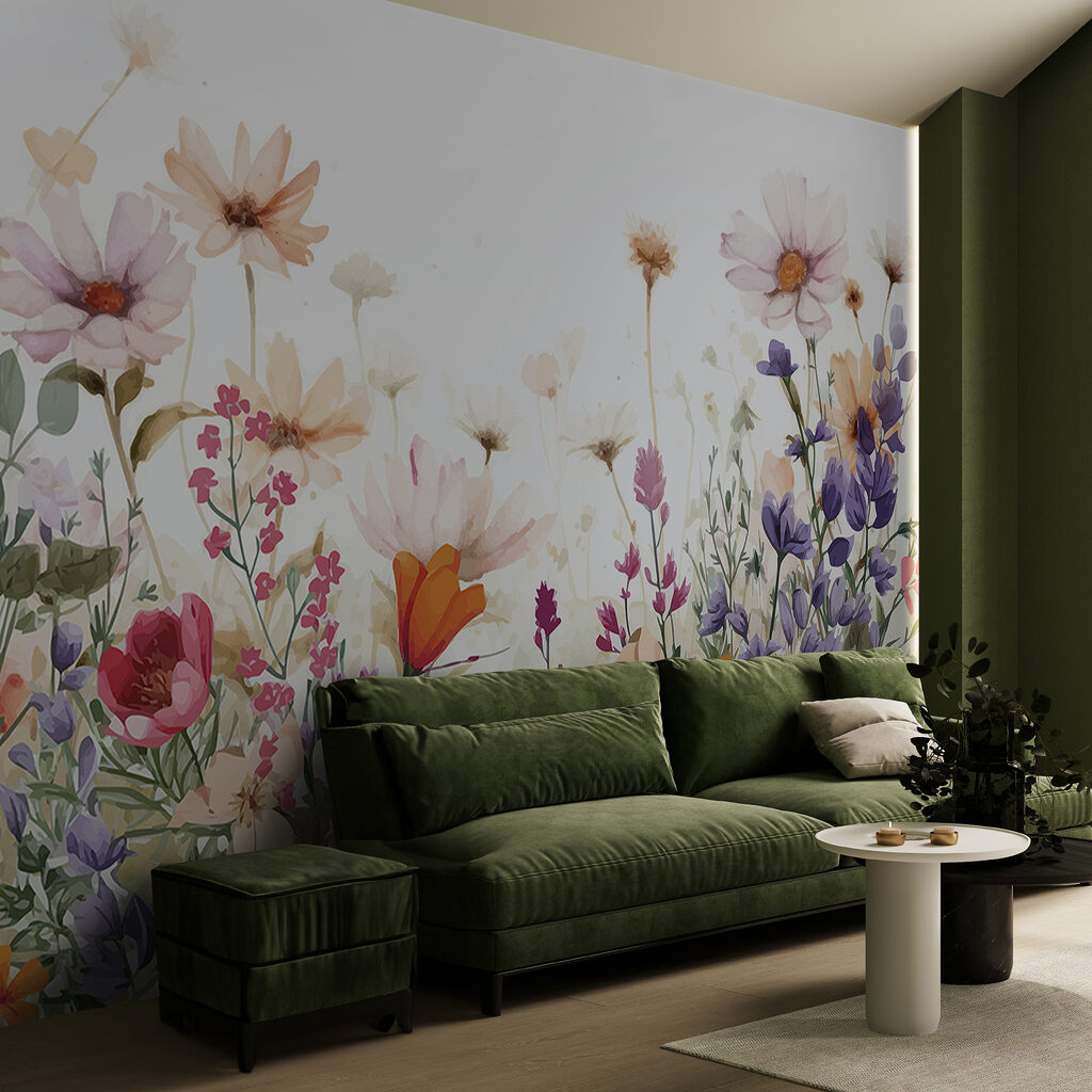Flores silvestres em fila — interior 5