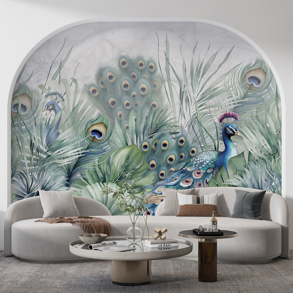 Pavão entre grandes penas — interior 4