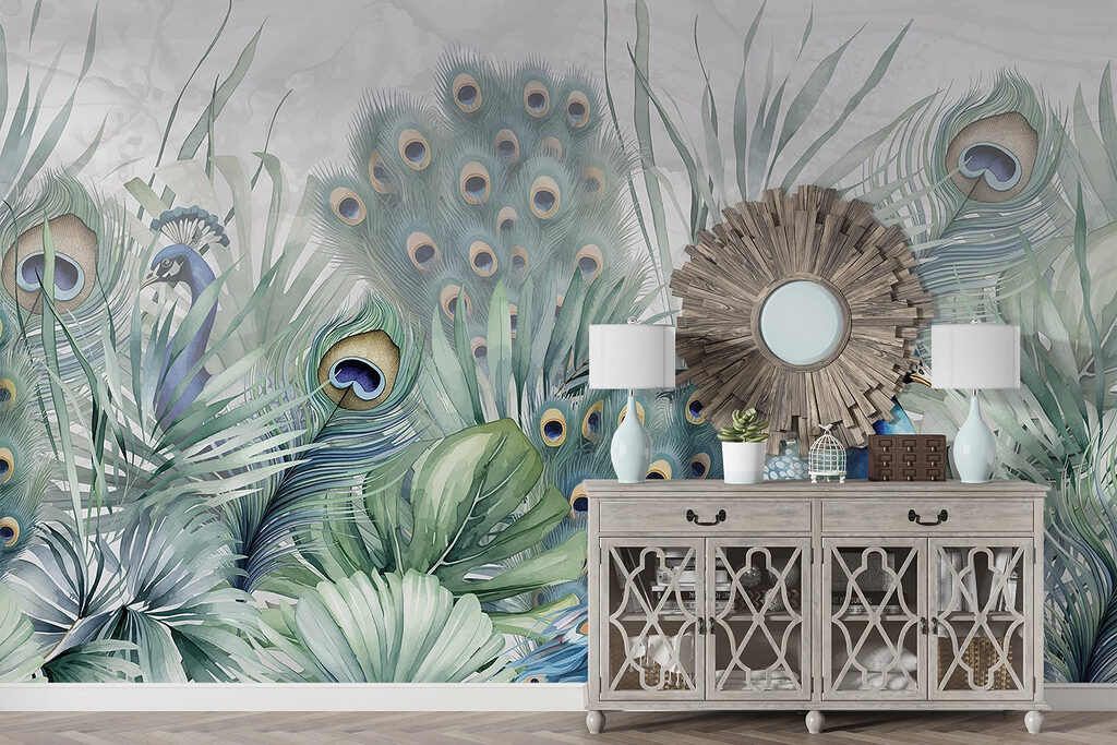 Pavão entre grandes penas — interior 5
