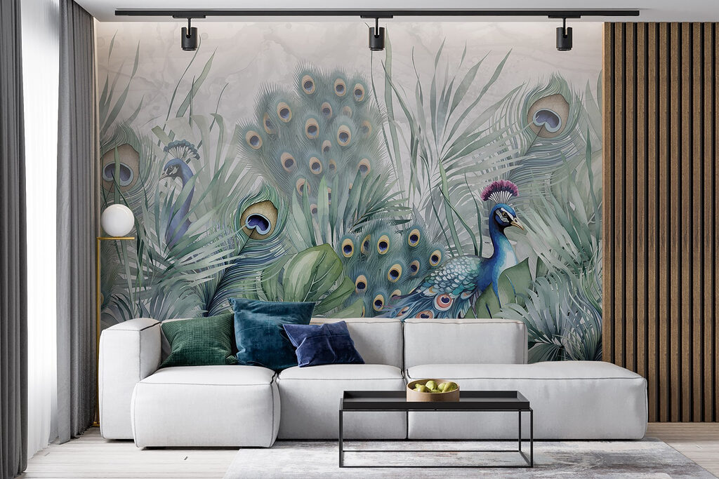 Pavão entre grandes penas — interior 6