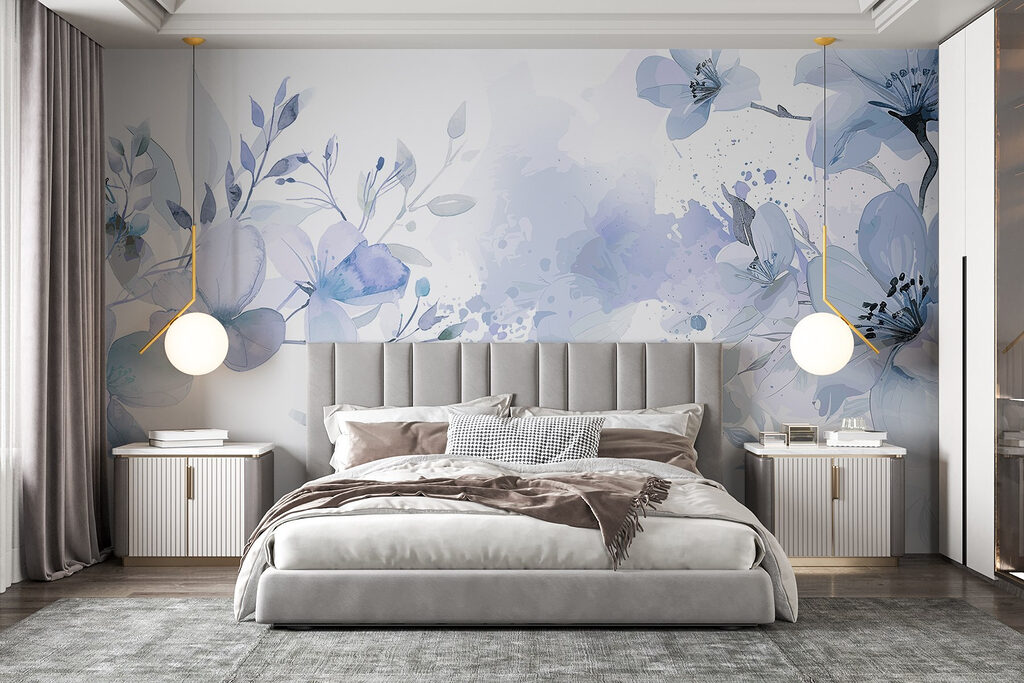 Flores com pinceladas soltas — interior 1