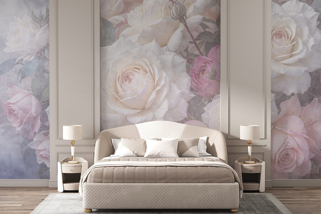 Rosas cor-de-rosa em névoa — interior 3