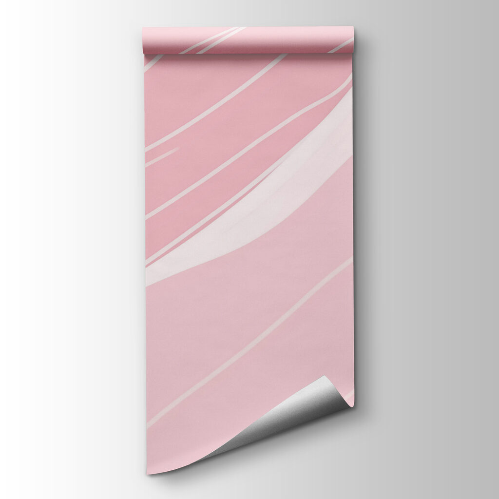 Linhas brancas sobre rosa — vista do produto