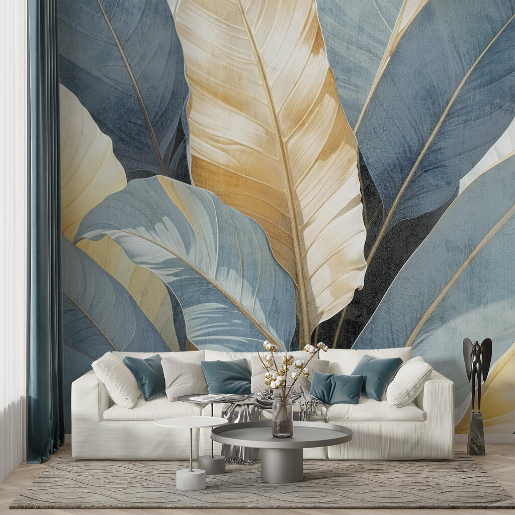 Grandes folhas com nervuras — interior 4