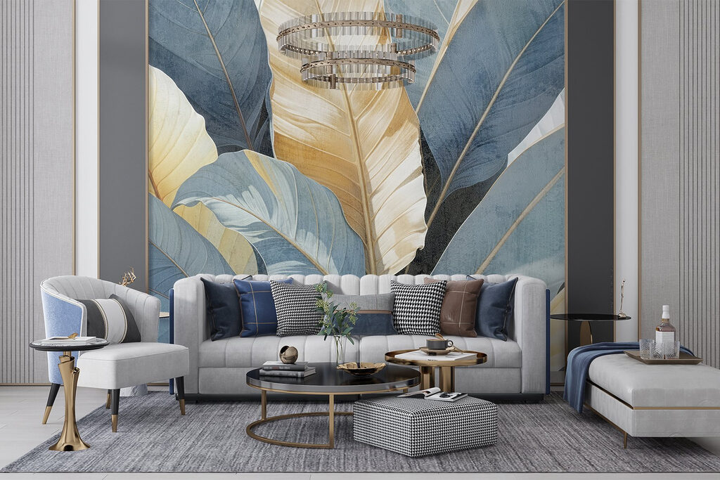 Grandes folhas com nervuras — interior 5