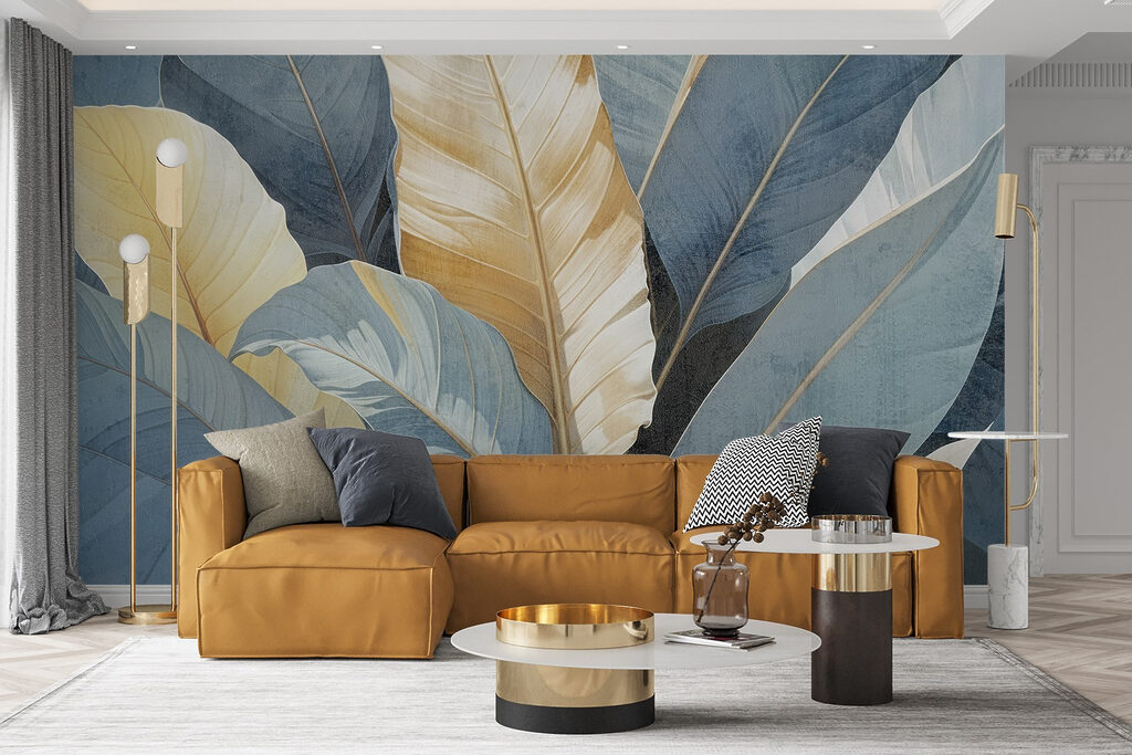 Grandes folhas com nervuras — interior 6