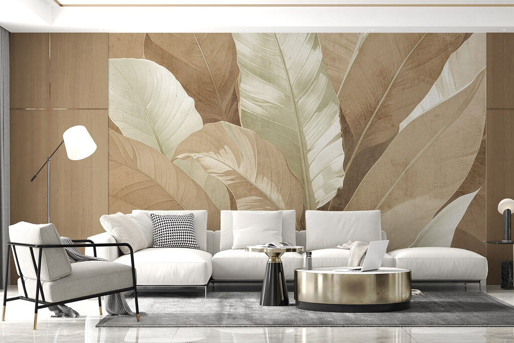 Grandes folhas com nervuras — interior 3