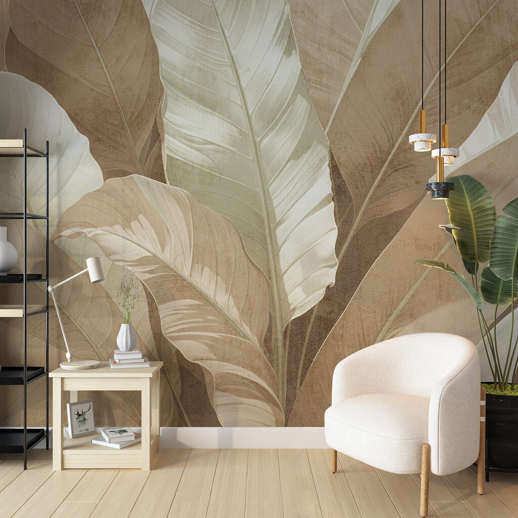 Grandes folhas com nervuras — interior 4