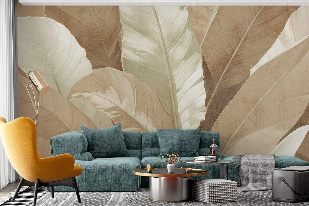 Grandes folhas com nervuras — interior 5