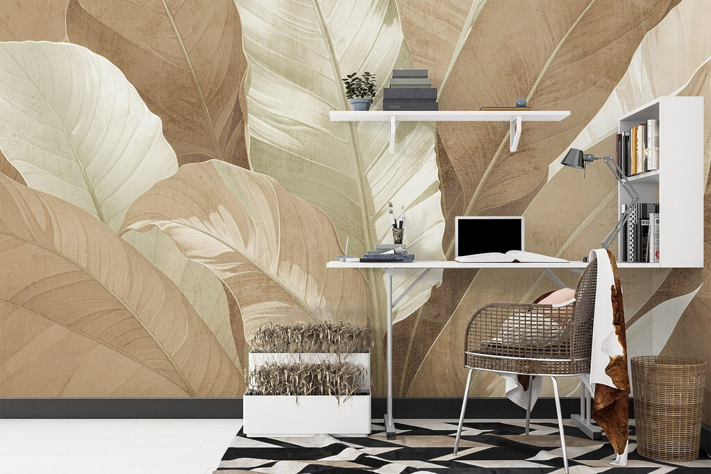 Grandes folhas com nervuras — interior 6