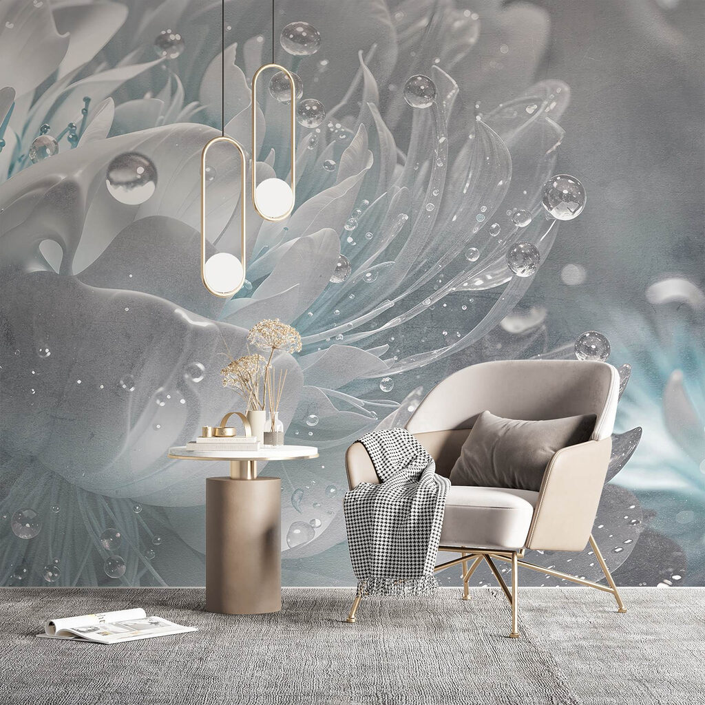 Flor com gotas — interior 3