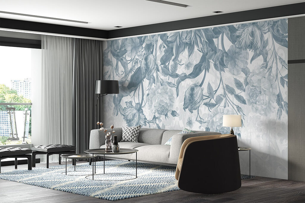 Ramos suspensos com flores — interior 6