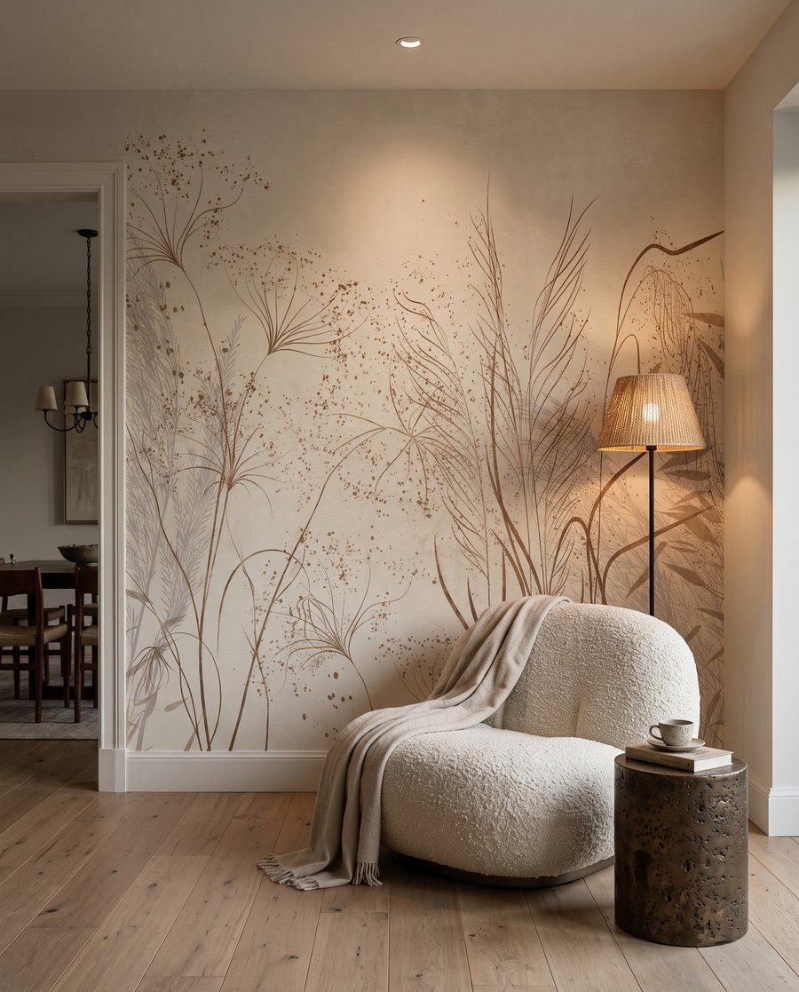 Gramíneas e ramos finos — interior 3
