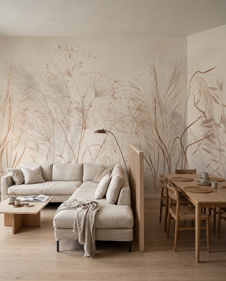 Gramíneas e ramos finos — interior 4