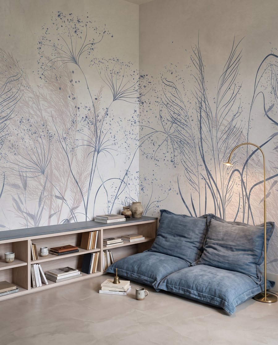 Gramíneas e ramos finos — interior 1